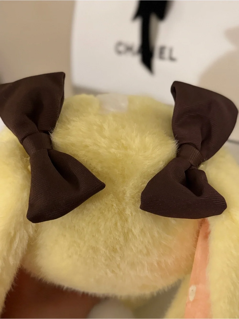 Yellow Bunny Plush Hooded Doll Outfit - Kids Accessories